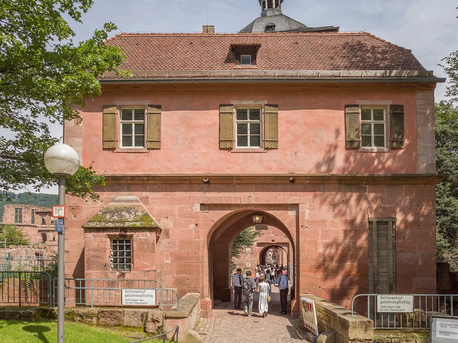 Heidelberger Schloss mit Torhaus